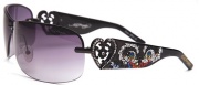 Ed Hardy EHS 031  Skunk - Blk & Purple