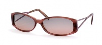 Saks Fifth Ave 24/S Sunglasses - 0SN6 (RP) PLUM HORN (PLUM GRADIENT) 