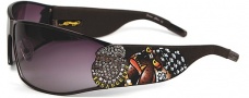 Ed Hardy EHS 018 La Dog Sunglasses - Gunmetal