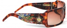 Ed Hardy EHS 021 Dragon Sheriff Sunglasses - Tortoise