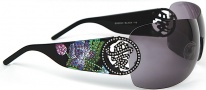 Ed Hardy EHS 024 Beyonce 2 Sunglasses - Black