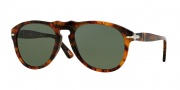Persol PO 0649 Sunglasses Sunglasses - 108/58 Caffe Havana / Crystal Green Polarized