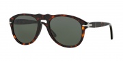 Persol PO 0649 Sunglasses Sunglasses - 24/31 Havana / Crystal Green