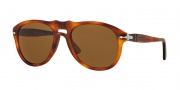 Persol PO 0649 Sunglasses Sunglasses - 96/33 Light Havana / Crystal Brown