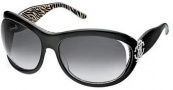 Roberto Cavalli Teutra Sunglasses - OU18 Black Silver / Gray Gradient