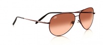Serengeti Medium Aviator Sunglasses Sunglasses - 6826 Henna / Drivers Brown Gradient