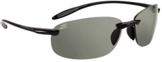 Serengeti Nuvino Sunglasses Sunglasses - 7318 Shiny Black / Polar PhD CPG