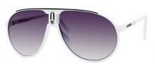 Carrera Champion/L/S Sunglasses Sunglasses - 0CCP White Black / JJ Gray Shaded Lens