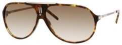 Carrera Hot/S Sunglasses Sunglasses - 0C03 Green Havana-Silver / 02 Brown Gradient Lens
