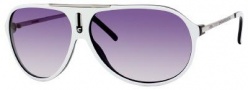 Carrera Hot/S Sunglasses Sunglasses - 0YCF White Black-Palladium / LF Gray Gradient Lens