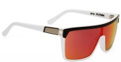 Spy Optic Flynn Sunglasses Sunglasses - Black / White / Grey with Red Spectra