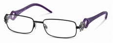 Roberto Cavalli RC0550 Eyeglasses Eyeglasses - 001 - Black/violet havana temples