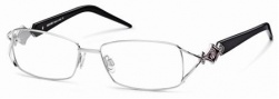 Roberto Cavalli RC0557 Eyeglasses Eyeglasses - 016 - Palladium, pearl violet temples