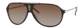Carrera Hot/P/S Sunglasses Sunglasses - 0YKX Havana Blue Gold / RW Brown Shaded Polarized Lens