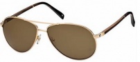 MontBlanc MB325S Sunglasses Sunglasses - 32E Rose Gold 