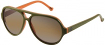 Gant GS MB Lax Sunglasses Sunglasses - OL-94F: Olive Over Orange