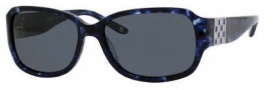 Liz Claiborne 537/S Sunglasses Sunglasses - JTWP Navy Black Marble (RA Gray Polarized Lens)
