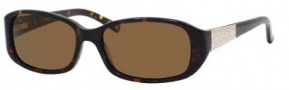 Liz Claiborne 542/S Sunglasses  Sunglasses - 086P Dark Havana (VW Brown Polarized Lens)