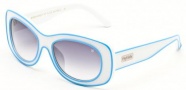 Black Flys Sunglasses Breakfast At Flys  Sunglasses - White / Blue Piping 