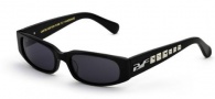 Black Flys Sunglasses Punk Fly Sunglasses - Shiny Black Silver Stud