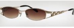Caviar 1654 Eyeglasses Eyeglasses - (16) Brown w/ Clear Crystal Stones