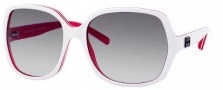 Tommy Hilfiger 1041/S Sunglasses Sunglasses - 06CF Red White (JJ Gray Gradient Lens)