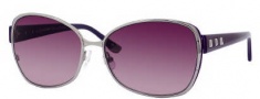 Juicy Couture Glamour/S Sunglasses Sunglasses - 06LB Shiny Ruthenium (2G Burgundy Gradient Lens)