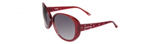 Bebe BB7026 Sunglasses Sunglasses - Ruby / Grey Gradient
