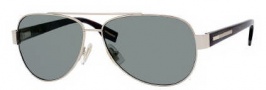 Hugo Boss 0317/S Sunglasses Sunglasses - 086Q Light Gold Dark Havana (RC Green Polarized Lens)