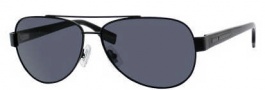 Hugo Boss 0317/S Sunglasses Sunglasses - 010G Matte Black (RA Gray Polarized Lens)