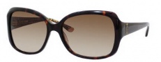 Juicy Couture Juicy 503/S Sunglasses Sunglasses - 0086 Dark Havana (Y6 Brown Gradient Lens)