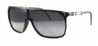 Givenchy SGV772 Sunglasses Sunglasses - Z42X Shiny Black with Swarovski Crystals / Smoke Gradient Lens