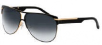 Givenchy SGV357 Sunglasses Sunglasses - 8FH Gold - Black / Gradient Smoke Lens