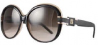 Givenchy SGV695 Sunglasses Sunglasses - D22S Black - Cream / Gradient Brown Lens