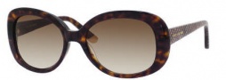 Juicy Couture Juicy 517/S Sunglasses Sunglasses - 0086 Dark Havana (Y6 Brown Gradient Lens)