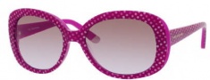 Juicy Couture Juicy 517/S Sunglasses Sunglasses - 0RE9 Dragonfruit / Dot (C0 Brown Lavender Lens)