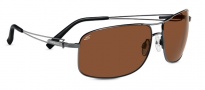 Serengeti Sassari Sunglasses Sunglasses - 7665 Shiny Gunmetal / Drivers Polarized