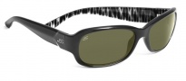 Serengeti Chloe Sunglasses Sunglasses - 7622 Shiny Black Zebra / 555NM Polarized