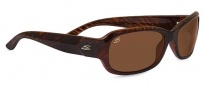 Serengeti Chloe Sunglasses Sunglasses - 7912 Shiny Dark Brown Stripe Tortoise / Polarized Drivers