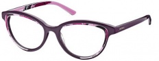 Diesel DL5009 Eyeglasses Eyeglasses - 082 Dark Violet / Rose Pattern