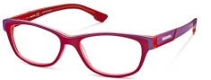 Diesel DL5012 Eyeglasses Eyeglasses - 068 Red Blue / flourescent Rose