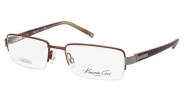 Kenneth Cole New York KC0183 Eyeglasses Eyeglasses - 049 Matte Dark Brown 