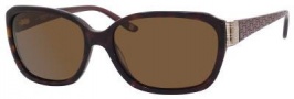 Liz Claiborne 548/S Sunglasses Sunglasses - 086P Dark Havana (VW Brown Polarized Lens)