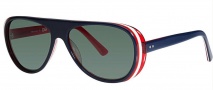 OGI Eyewear 8050 Sunglasses Sunglasses - 1291 Dark Blue Trans / Red White 