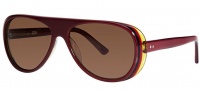 OGI Eyewear 8050 Sunglasses Sunglasses - 1293 Dark Burgundy Trans / Yellow