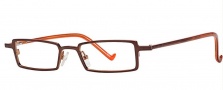 OGI Eyewear 2216 Eyeglasses Eyeglasses - 928 Brown Copper / Brown Ripple Tangerine