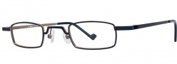 OGI Eyewear 2228 Eyeglasses Eyeglasses - 757 Navy Gunmetal