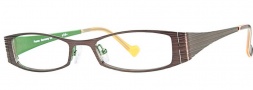 OGI Eyewear 4007 Eyeglasses Eyeglasses - 400 Dark Brown / Green 