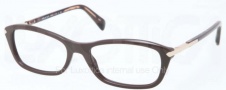 Prada PR 04PV Eyeglasses  Eyeglasses - DHO101 Dark Brown