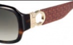 Salvatore Ferragamo SF608S Sunglasses Sunglasses - 214 Tortoise 